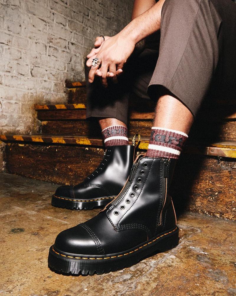 Dr Martens 1460 Laceless Bex Lær Ankelstøvletter Dame Svarte | Norge 91MQZ